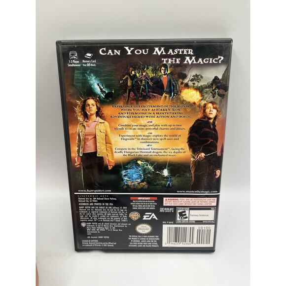 Harry Potter and the Goblet of Fire Nintendo Gamecube Complete CIB Authentic - Picture 4 of 8